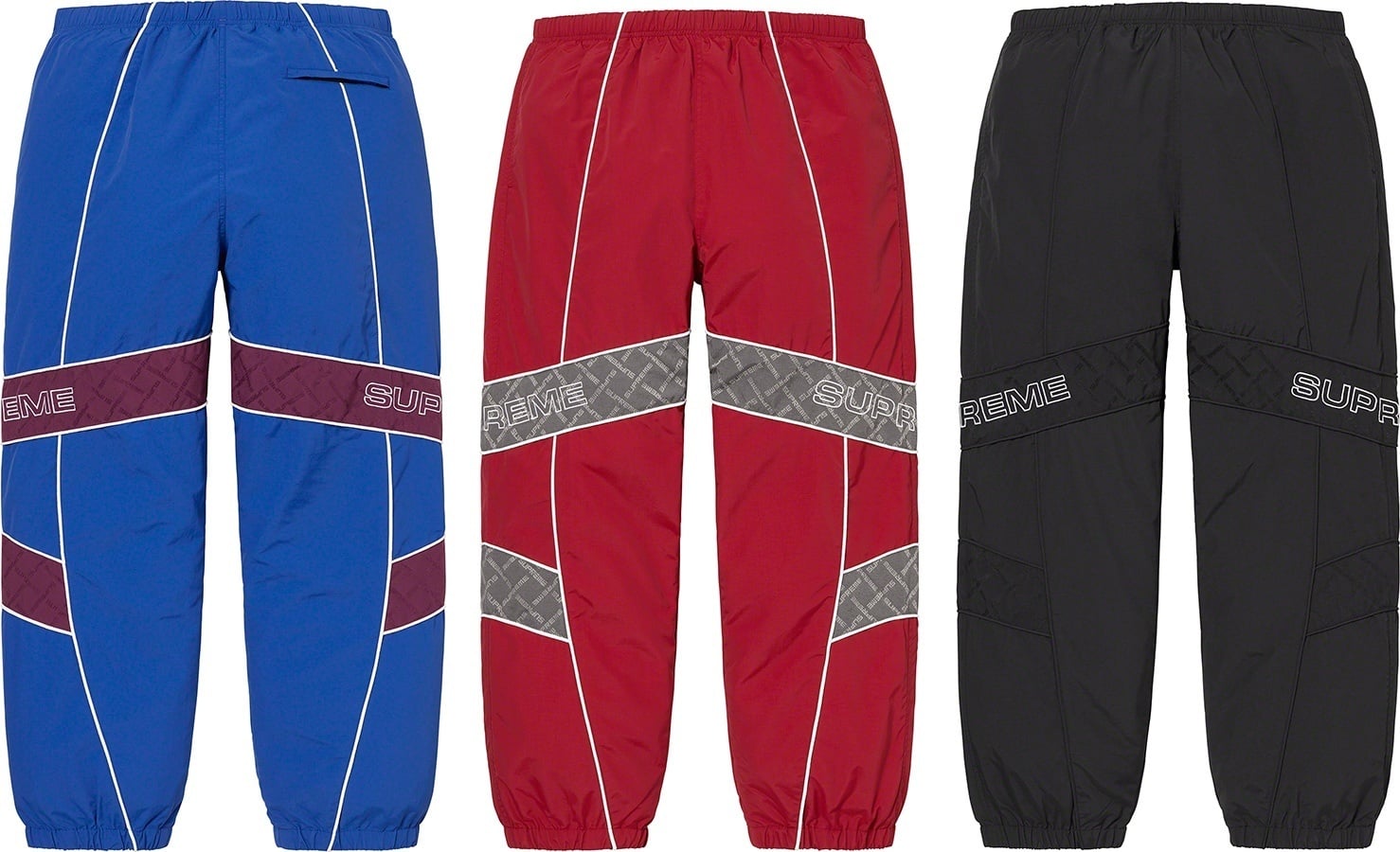 Jacquard Panel Track Pant